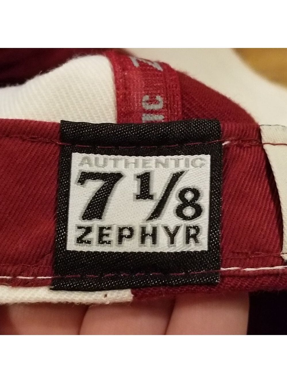 Vintage Oklahoma Sooners OU Hat Size 7 1/8 Fitted Zephyr Y2K Wool Blend - Picture 7 of 9